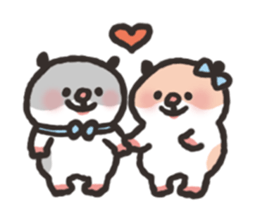 Chillin hamsters sticker #4246039