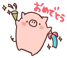 Ticket activity of female pig sticker #4246563