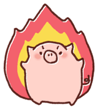Ticket activity of female pig sticker #4246573