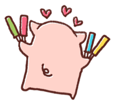 Ticket activity of female pig sticker #4246582