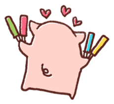 Ticket activity of female pig sticker #4246582