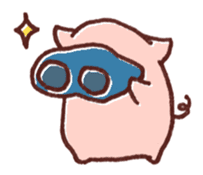 Ticket activity of female pig sticker #4246583