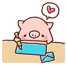 Ticket activity of female pig sticker #4246585