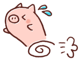 Ticket activity of female pig sticker #4246592