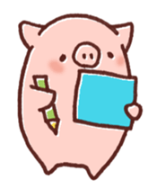 Ticket activity of female pig sticker #4246593