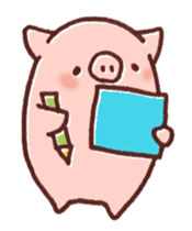 Ticket activity of female pig sticker #4246593