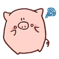 Ticket activity of female pig sticker #4246596