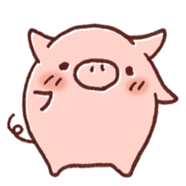 Ticket activity of female pig sticker #4246597