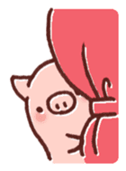 Ticket activity of female pig sticker #4246599