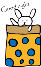 Of polka dot rabbit sticker #4247247