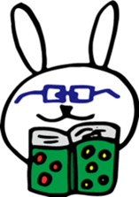 Of polka dot rabbit sticker #4247265