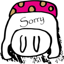 Of polka dot rabbit sticker #4247266