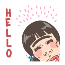 Lovely girl Mary sticker #4247560