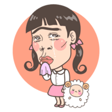 Lovely girl Mary sticker #4247561