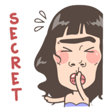 Lovely girl Mary sticker #4247565