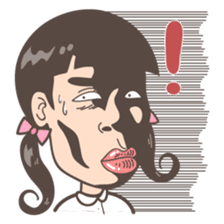 Lovely girl Mary sticker #4247566