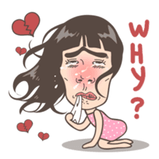 Lovely girl Mary sticker #4247568