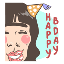 Lovely girl Mary sticker #4247570