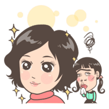 Lovely girl Mary sticker #4247573