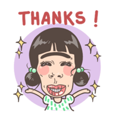 Lovely girl Mary sticker #4247574