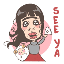 Lovely girl Mary sticker #4247580