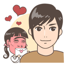 Lovely girl Mary sticker #4247582