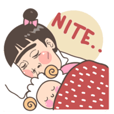 Lovely girl Mary sticker #4247590