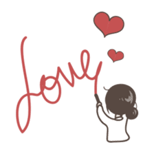 Lovely girl Mary sticker #4247591