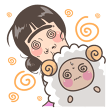 Lovely girl Mary sticker #4247599