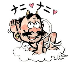 a funny monster sticker #4247737