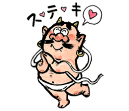 a funny monster sticker #4247740