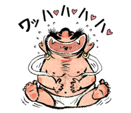 a funny monster sticker #4247757