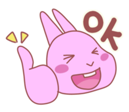 star navel rabbits sticker #4248120