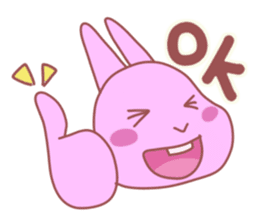 star navel rabbits sticker #4248120