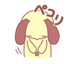 star navel rabbits sticker #4248121
