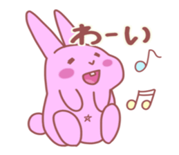 star navel rabbits sticker #4248123