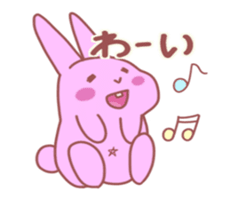 star navel rabbits sticker #4248123