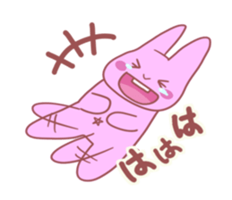 star navel rabbits sticker #4248126