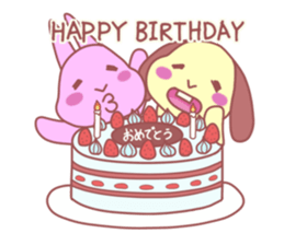 star navel rabbits sticker #4248127