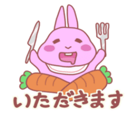 star navel rabbits sticker #4248130