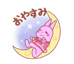 star navel rabbits sticker #4248135