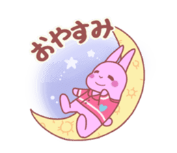 star navel rabbits sticker #4248135