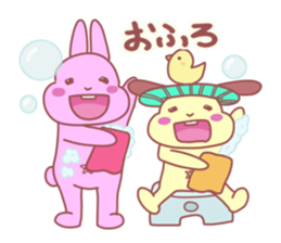 star navel rabbits sticker #4248141