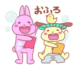 star navel rabbits sticker #4248141