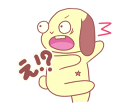 star navel rabbits sticker #4248158