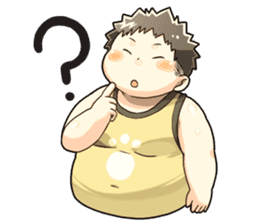 Daily Lives of Chubby Boy sticker #4248241