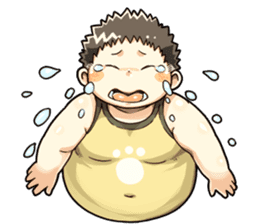 Daily Lives of Chubby Boy sticker #4248243