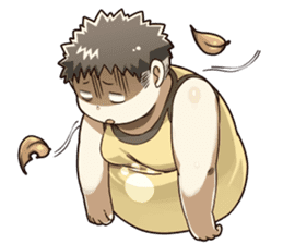 Daily Lives of Chubby Boy sticker #4248246