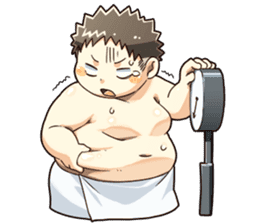 Daily Lives of Chubby Boy sticker #4248249