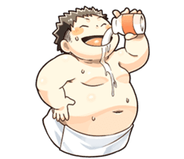 Daily Lives of Chubby Boy sticker #4248250